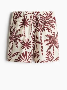 H&M Men’s Relaxed-fit Patterned Shorts